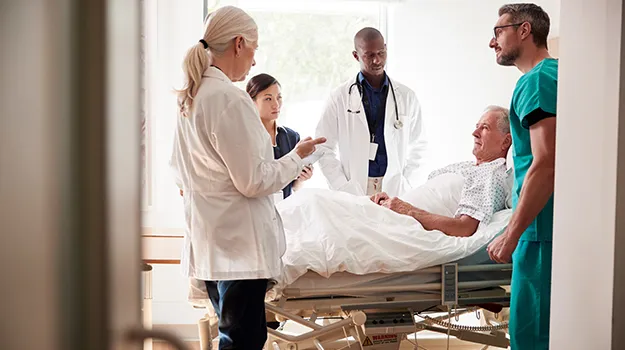 medical team on rounds