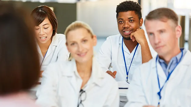 doctors at a training session