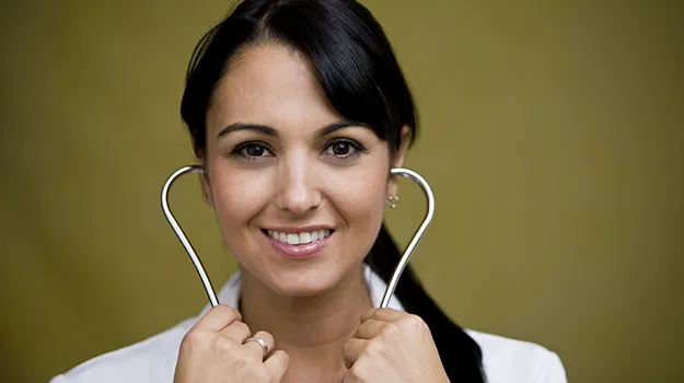 Female doctor wearing stethoscope
