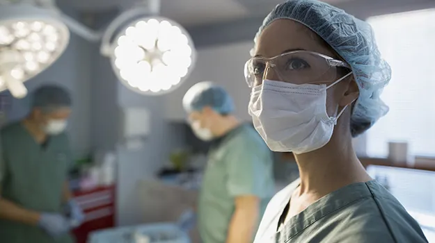 surgeon in operating room